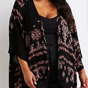 Black and pink kimono